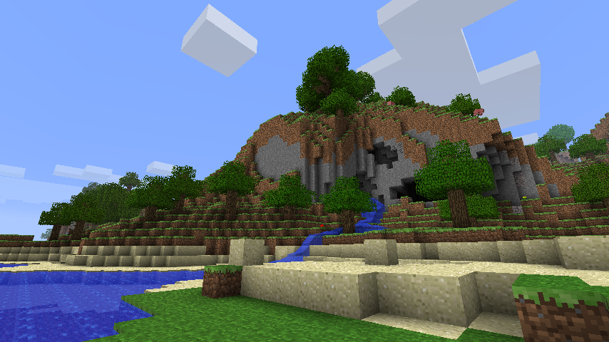 Minecraft landscape